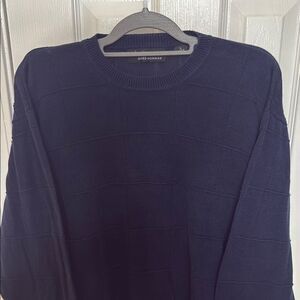 Greg Norman Collection Dark Blue Crewneck Sweater